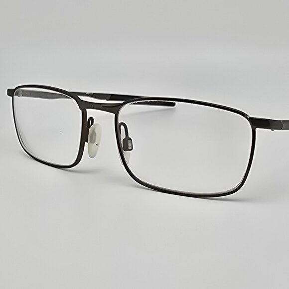 Oakley OX3173-0252 Barrelhouse Pewter Eyeglasses Frame w Flexhinge and Case 52mm - Picture 3 of 15